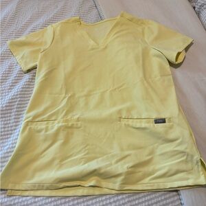 Figs Sunlight Scrub Top